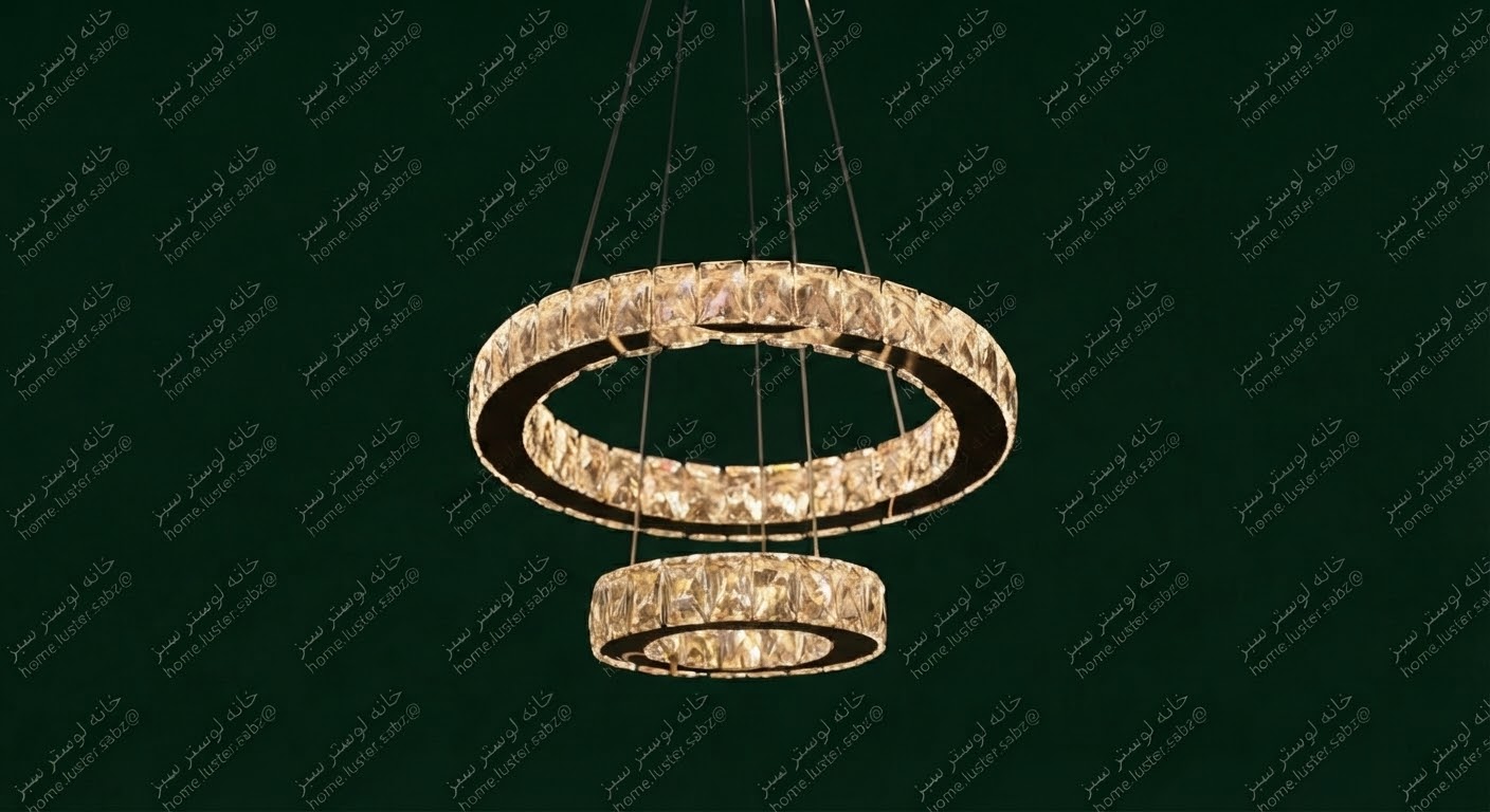 لوستر گرد کریستالی 20-40