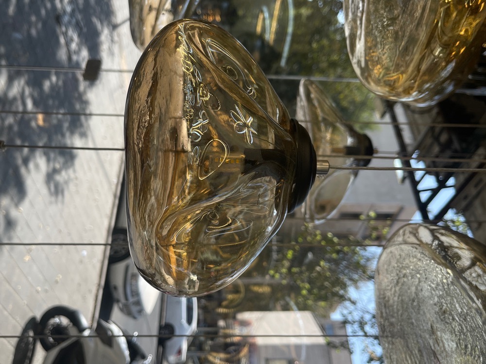 لوستر ابری عسلی