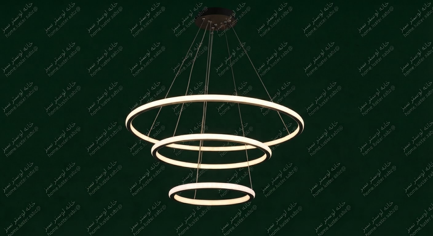 لوستر مدرن  گرد دوطرف نور 20-40-60 