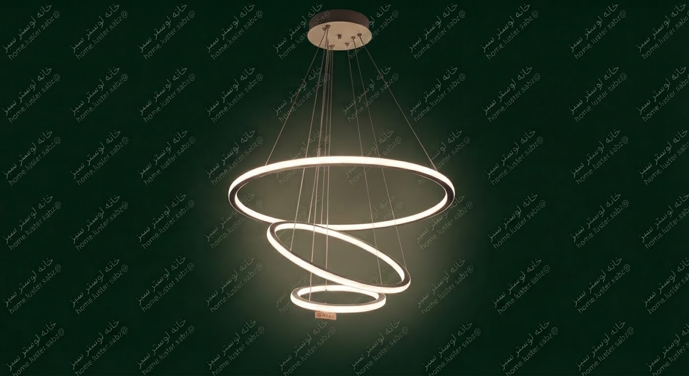 لوستر مدرن گرد دوطرف نور 70-50-30
