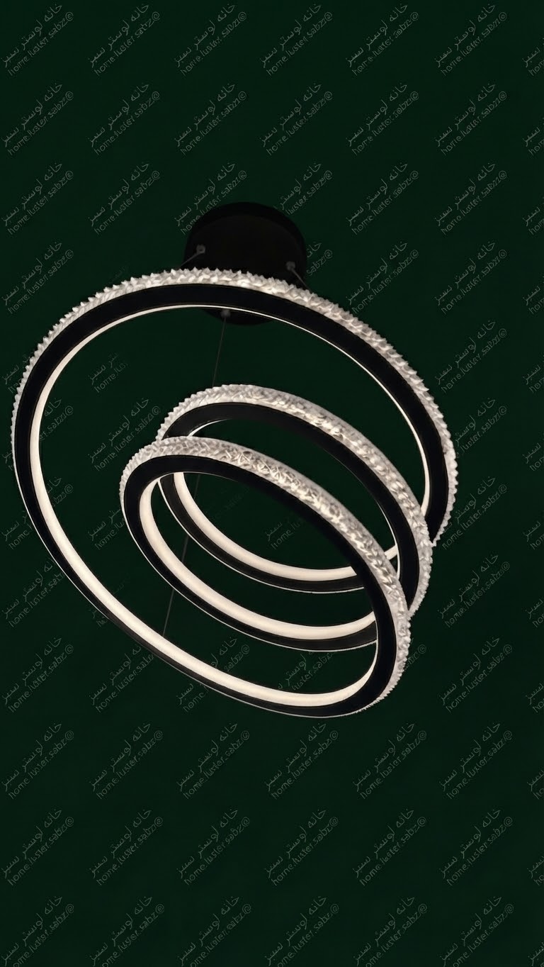 لوستر مدرن تودلی vip دوطرف نور سیلیکون اپوکسی
