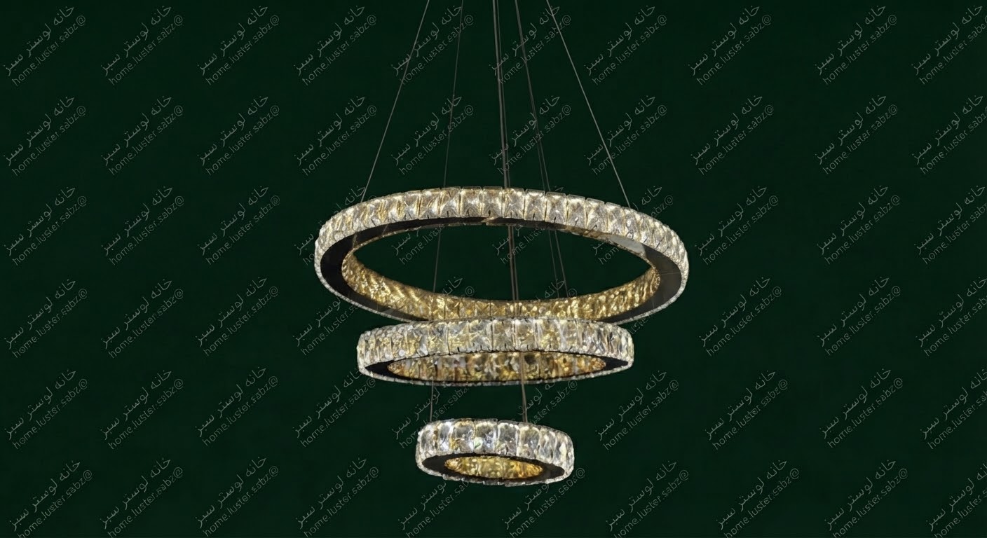 لوستر کریستالی گرد 20-40-60