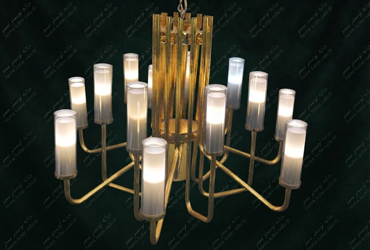 لوستر شاخه ال کج