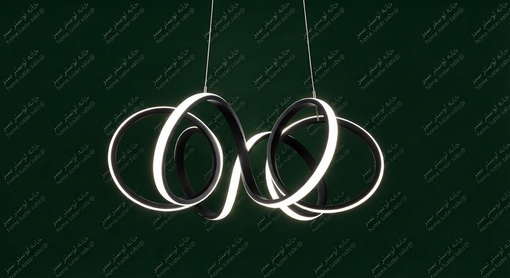 لوستر  گل سیلیکونی 