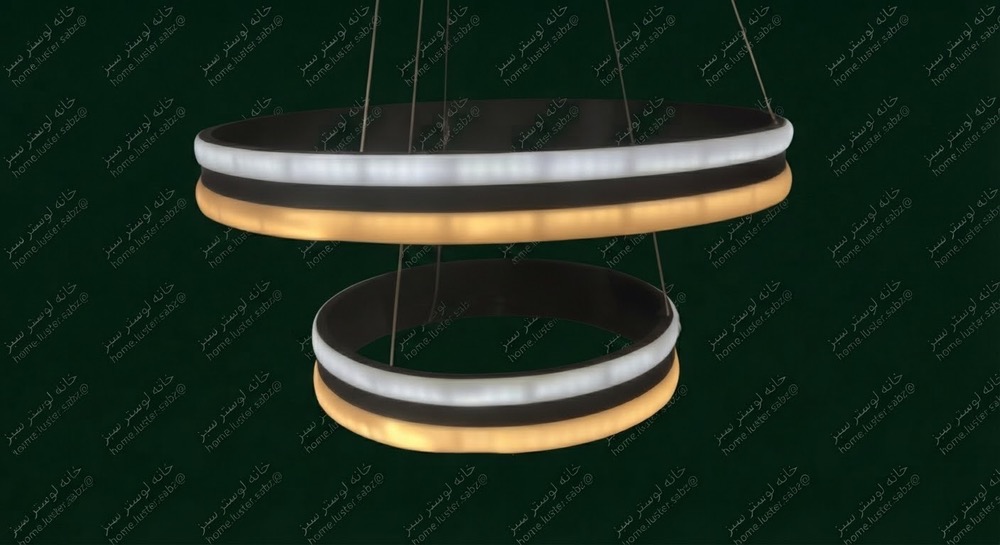 لوستر گرد سه لاین  سیلیکونی 50-30 