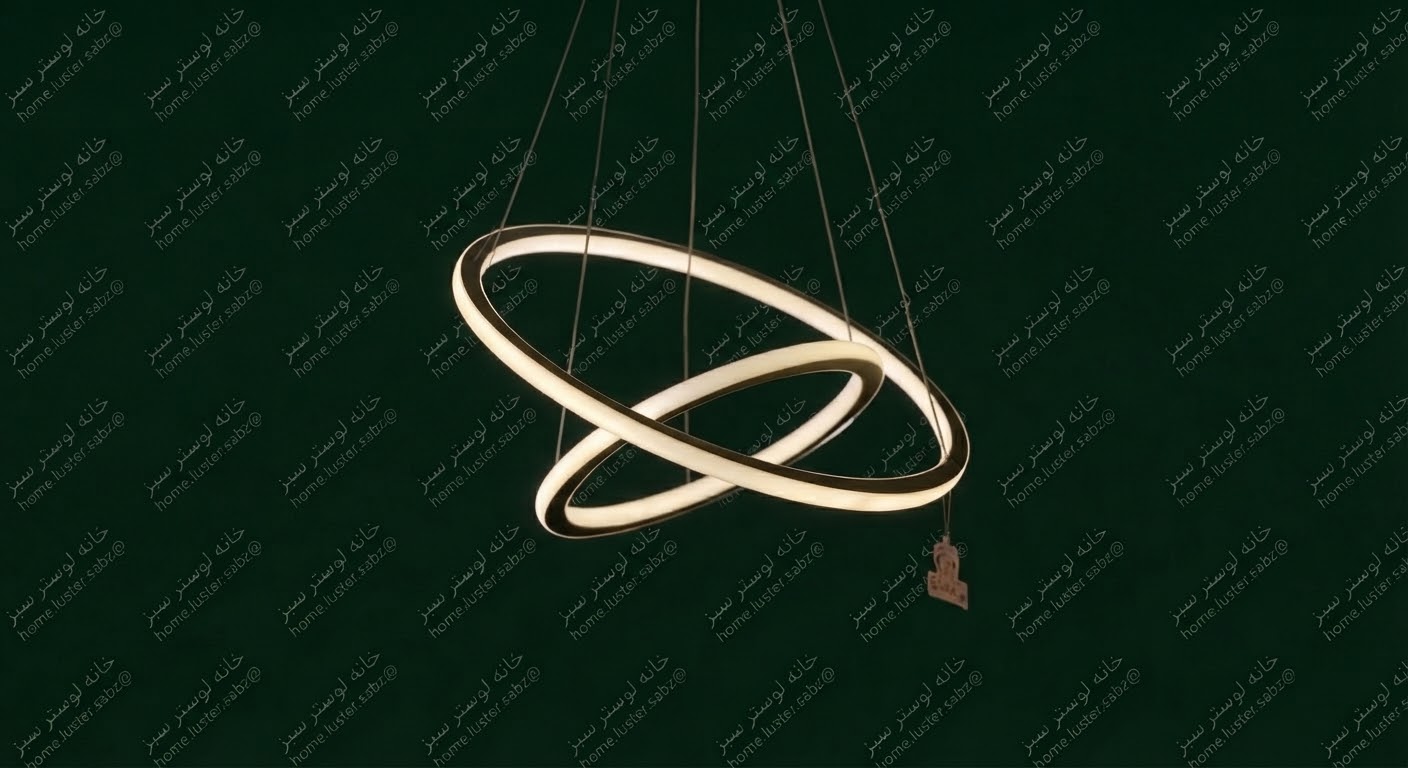 لوستر مدرن گرد دوطرف نور 50-30