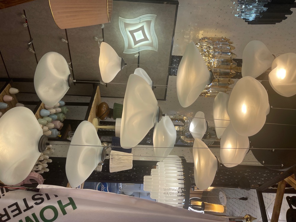 لوستر ابری دوبلکسی سفید